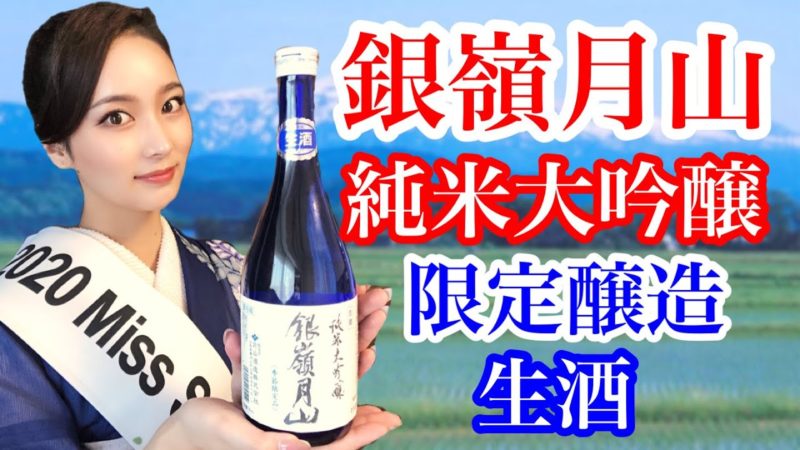 【日本酒紹介】山形県 月山(がっさん)酒造『銀嶺月山 純米大吟醸 限定醸造 生酒』